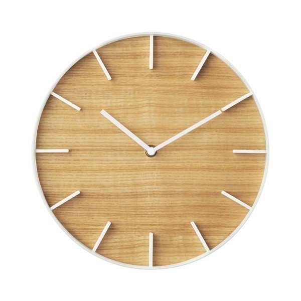 Nástěnné hodiny YAMAZAKI RIn Claro, ⌀ 27 cm
