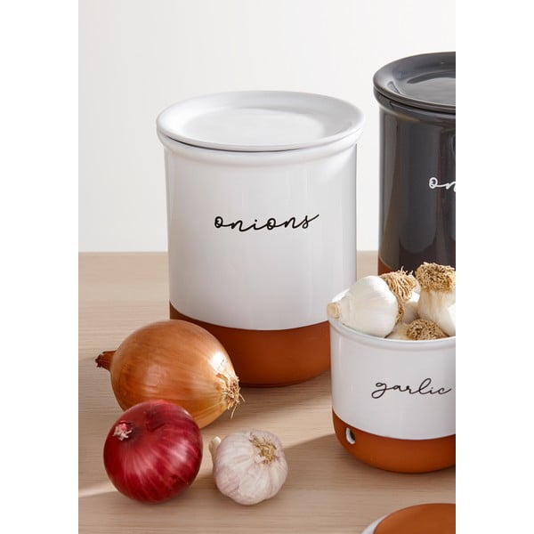Terakotová dóza na cibuli a česnek Eco – Ladelle-image-2