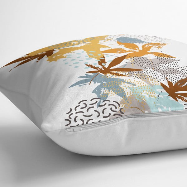 Sada 4 dekorativních povlaků na polštáře Minimalist Cushion Covers Autumn Leaves, 45 x 45 cm-image-1
