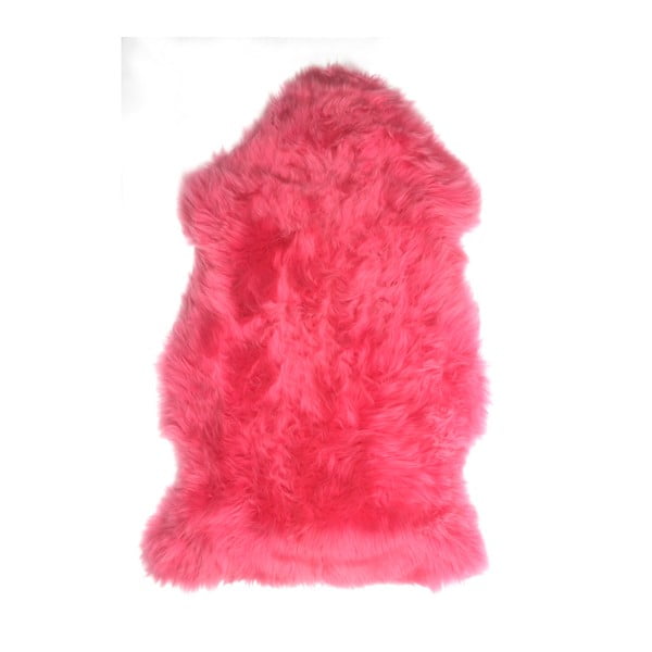 Ovčí kožešina Premium Pink, 90 cm