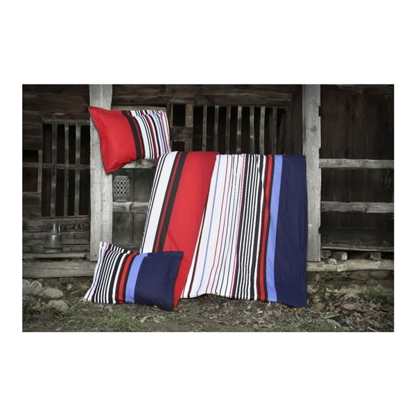 Povlečení Arya Red&Blue, 200x220 cm-image-1