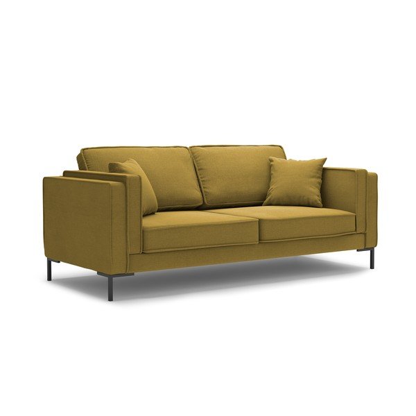 Žlutá pohovka Milo Casa Attilio, 160 cm-image-1