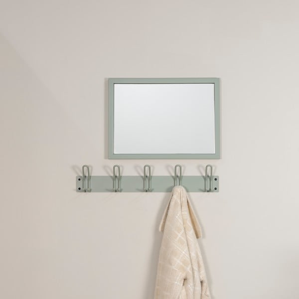 Šedozelený kovový nástěnný věšák 70 cm Miles – Spinder Design-image-2