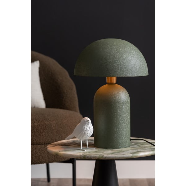Zelená stolní lampa s kovovým stínidlem (výška 43 cm) Boaz – Leitmotiv-image-1
