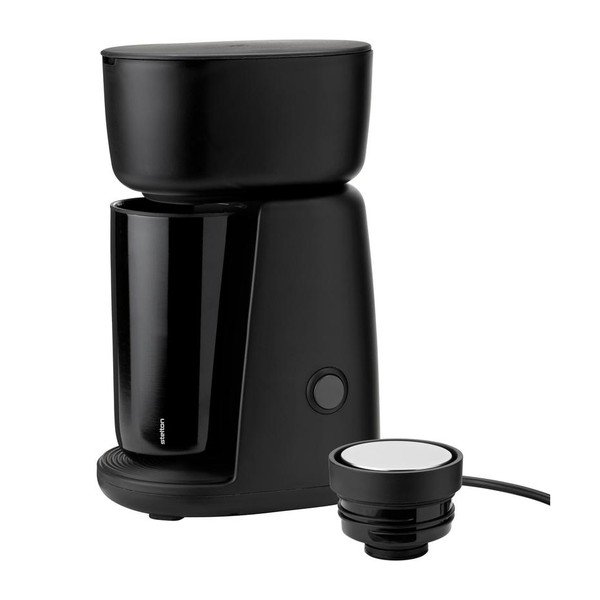 Černý plastový kávovar na filtrovanou kávu 400 ml Foodie – RIG-TIG-image-2
