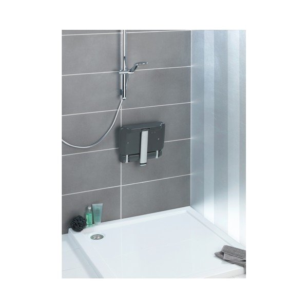 Nástěnná skládací židle Wenko Shower Secura Premium-image-3