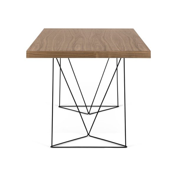 Hnědý stůl s černými nohami TemaHome Multi, 180 x 77 cm-image-3