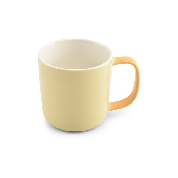 Světle žlutý hrnek z kostního porcelánu 370 ml Mae – ONA-image-2