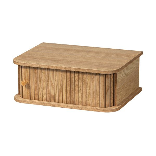 Závěsný noční stolek v dekoru borovice v přírodní barvě Jena – WOOOD-image-3