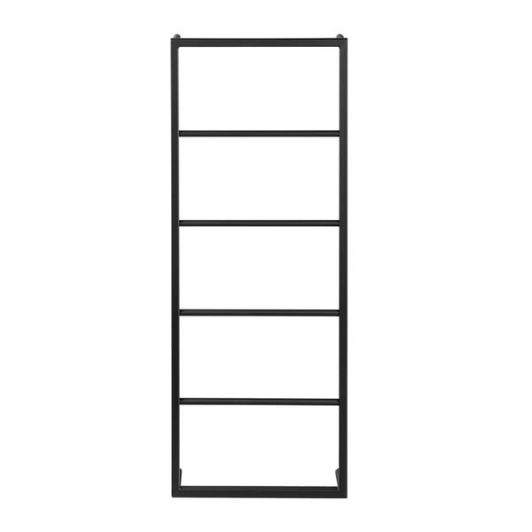 Černý ocelový nástěnný stojan na ručníky Sapho Ska-image-2