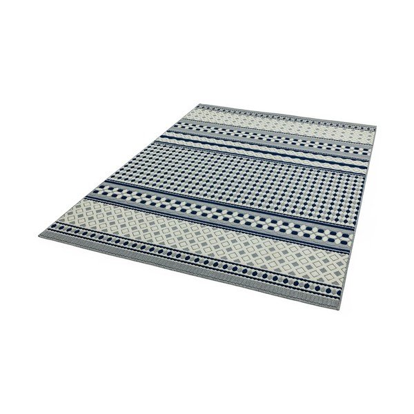 Modro-bílý koberec Asiatic Carpets Antibes Geometric, 160 x 230 cm-image-2
