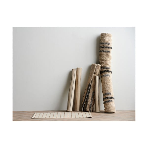 Béžový koberec s příměsí bavlny 75x150 cm Line – Södahl-image-1