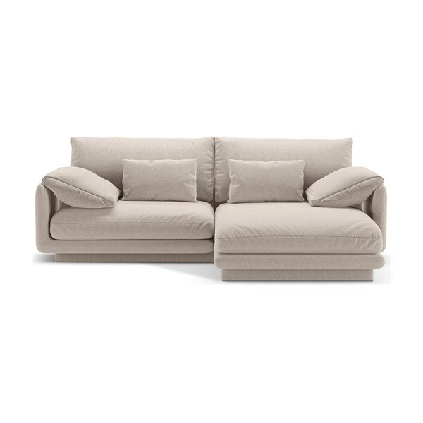 Béžová rohová pohovka (pravý roh) Torino – Micadoni Home