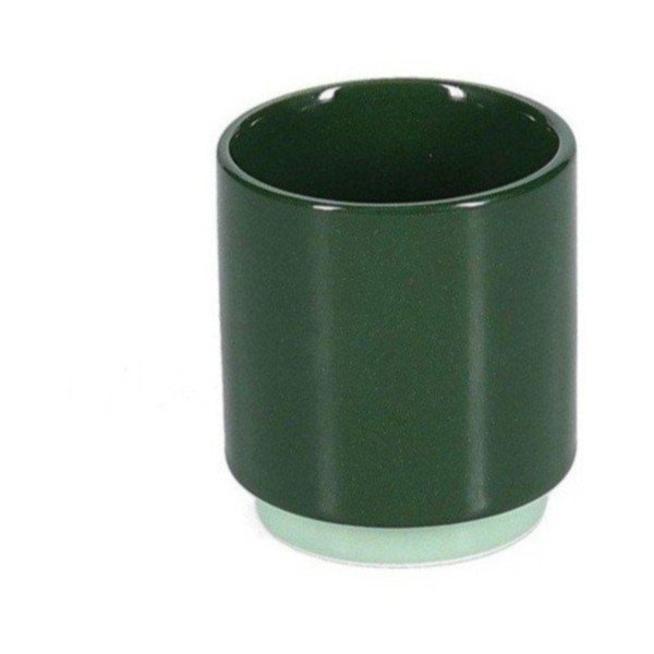 Tmavě zelený kameninový šálek na espresso 130 ml Duo – ONA