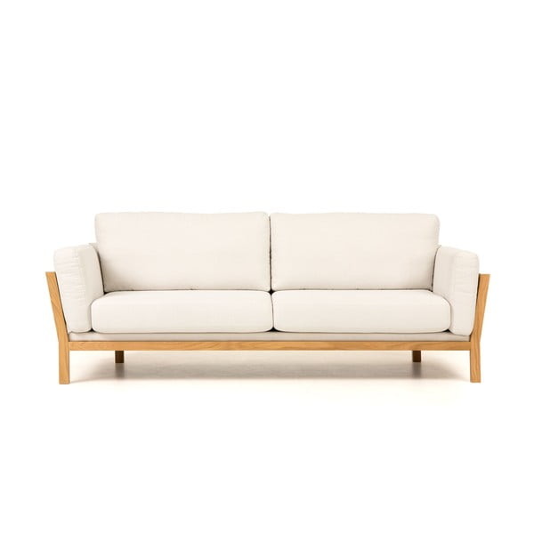 Bílá pohovka Woodman Lanza