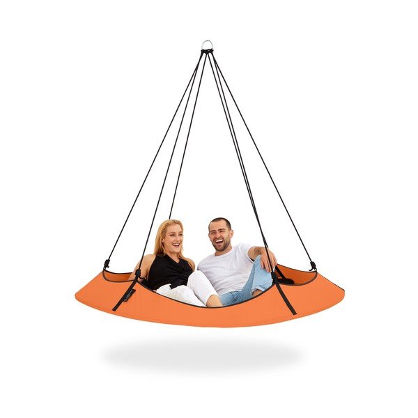 Oranžová zahradní houpačka – Hangout Pod-image-2