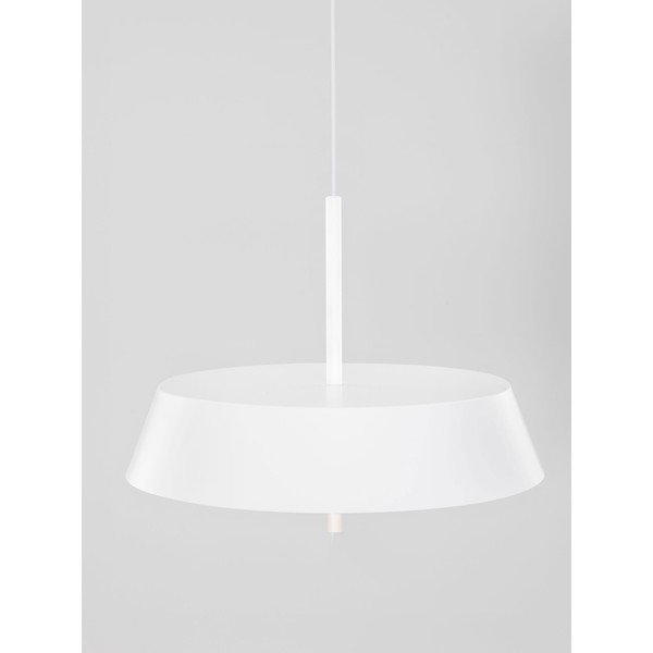 Bílé hliníkové LED stmívatelné závěsné svítidlo ø 45 cm Velio – Nova Luce-image-4