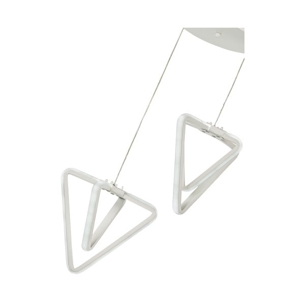 Bílé kovové LED závěsné svítidlo ø 20 cm Baris – Squid Lighting-image-3