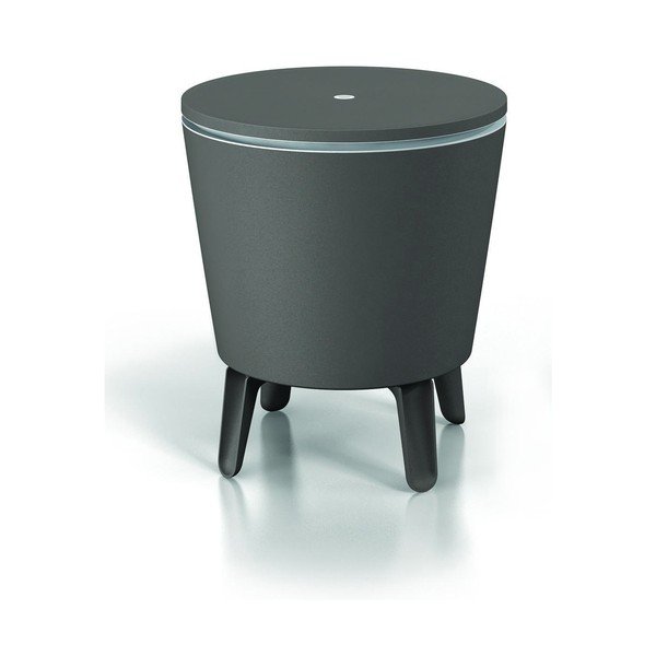 Plastový kulatý zahradní stolek se zásobníkem na led ø 49,5 cm Cool – Keter-image-2