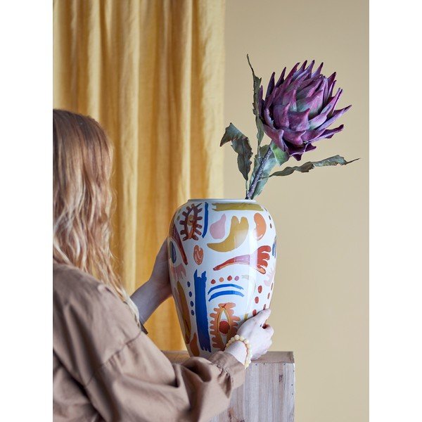 Váza z kameniny (výška 32 cm) Horus – Bloomingville-image-1