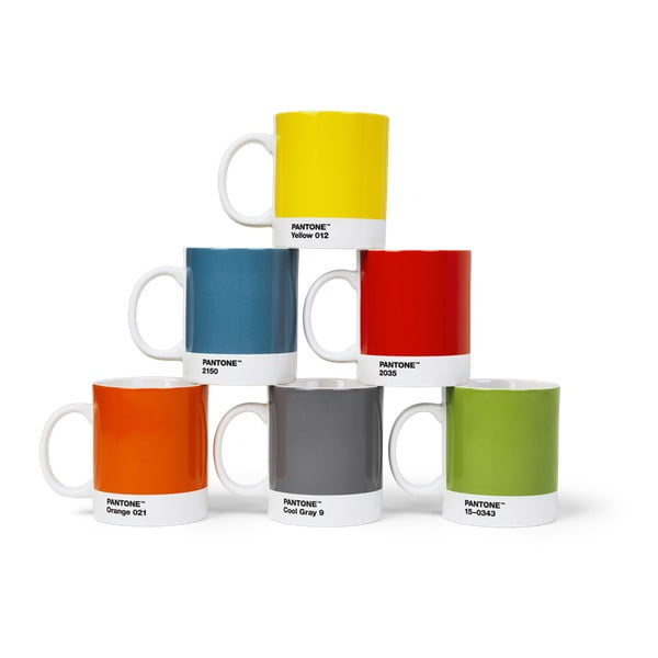 Zelený keramický hrnek 375 ml Green 15-0343 – Pantone-image-1