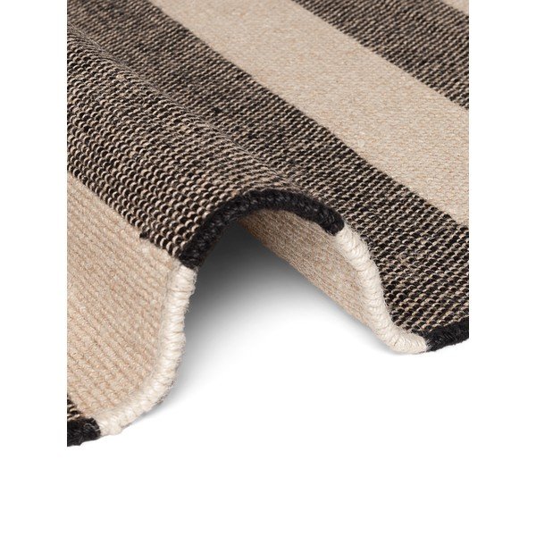 Černý/krémový oboustranný/ručně tkaný jutový koberec 160x230 cm Playa – Hanse Home-image-4