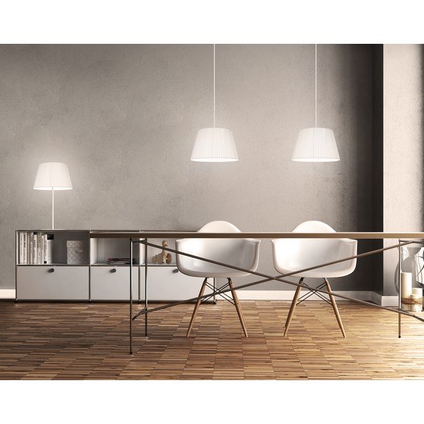 Bílé dvouramenné závěsné svítidlo Sotto Luce KAMI Elementary M 2S-image-2