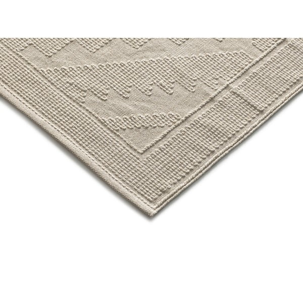 Krémový pratelný ručně tkaný koberec z recyklované bavlny 60x90 cm Pamuk – Universal-image-2