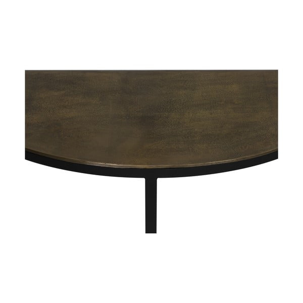 Kovový konzolový stolek v bronzové barvě 42x100 cm Peto – Light & Living-image-2