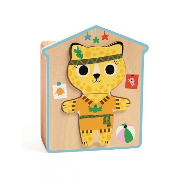 Puzzle Djeco Veselá kočička