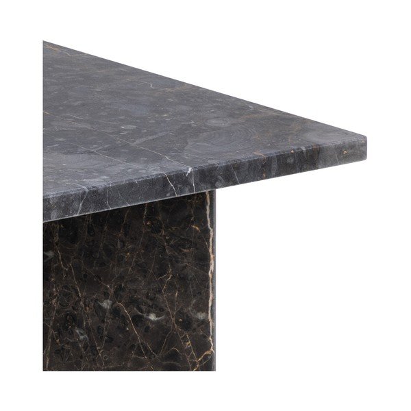 Černý mramorový konferenční stolek 90x90 cm Vega – Actona-image-3