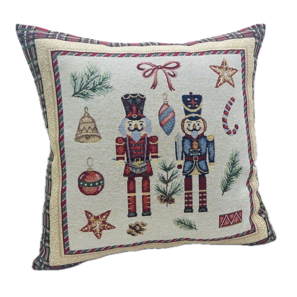 Povlak na polštář s vánočním motivem 45x45 cm Toy Soldier – Bizzotto