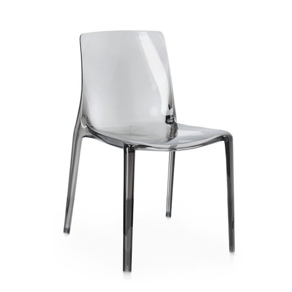 Šedá plastová zahradní židle Adele – Bizzotto