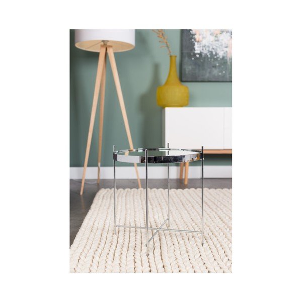 Odkládací stolek ve stříbrné barvě Zuiver Cupid-image-1