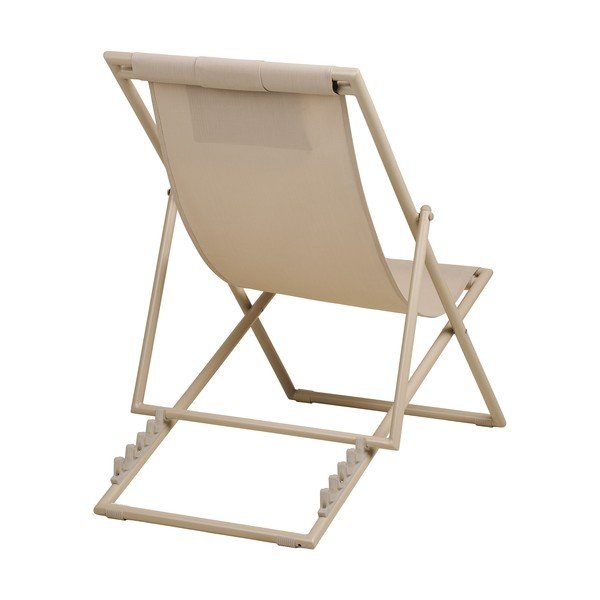 Béžové kovové zahradní lehátko Curtis – House Nordic-image-4