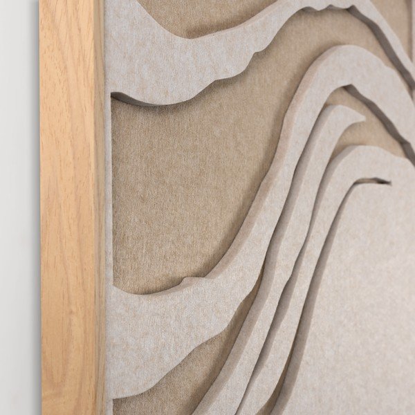 3D obraz s rámem/akustický 62x62 cm Sacred Silence 2 – Malerifabrikken-image-4