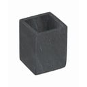 Tmavě šedý mramorový kelímek na zubní kartáčky Aixa – Kave Home