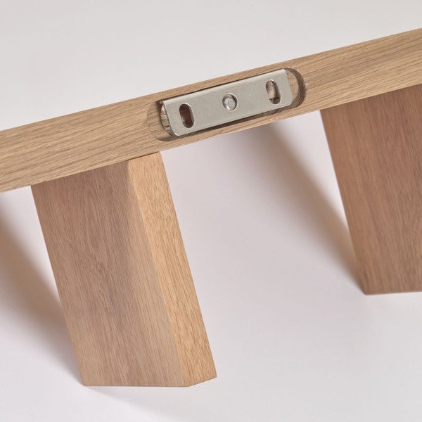 Nástěnná police v dubovém dekoru Kave Home Rasha-image-1