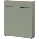 Šalvějově zelená skříňka 82x102x22 cm Ameca – Germania