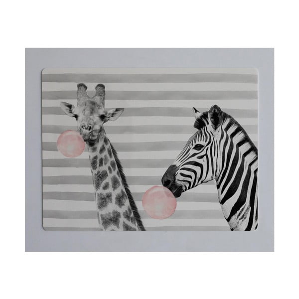 Podložka na stůl Little Nice Things Zebra, 55 x 35 cm