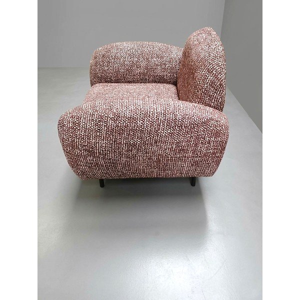 Křeslo z textilie bouclé v terakotové barvě Poppy - II. jakost – Micadoni -image-3