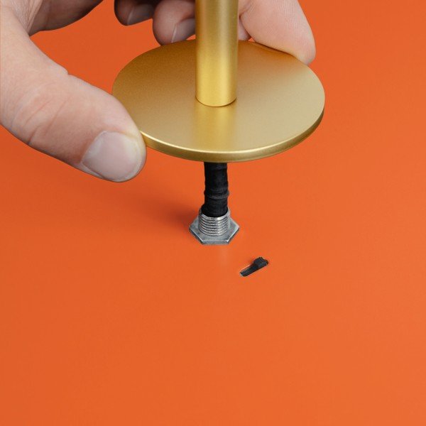 Oranžové kovové LED stmívatelné závěsné svítidlo s kovovým stínidlem ø 31 cm Asteria Plus – UMAGE-image-4