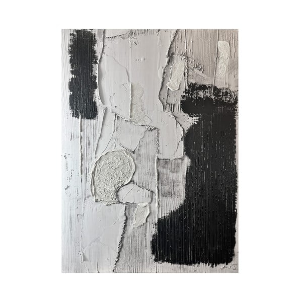 Obraz s ručně malovanými prvky na plátně 70x100 cm Touch – Styler