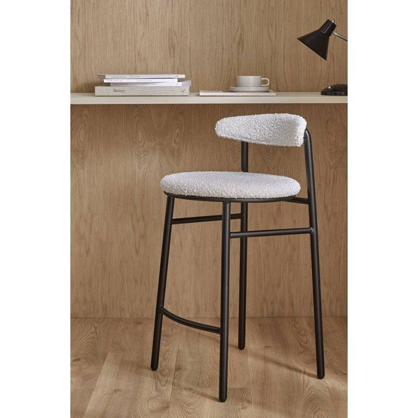 Krémová čalouněná barová židle (výška sedáku 67 cm) Bloggny – Ellos Home-image-1