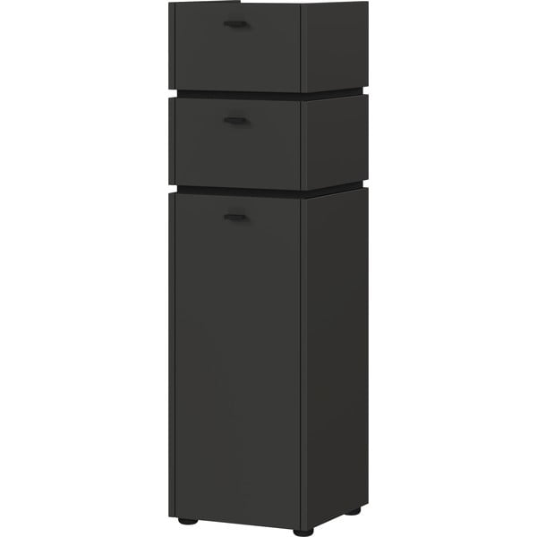 Antracitová vysoká koupelnová skříňka 34x117 cm Modesto – Germania-image-1