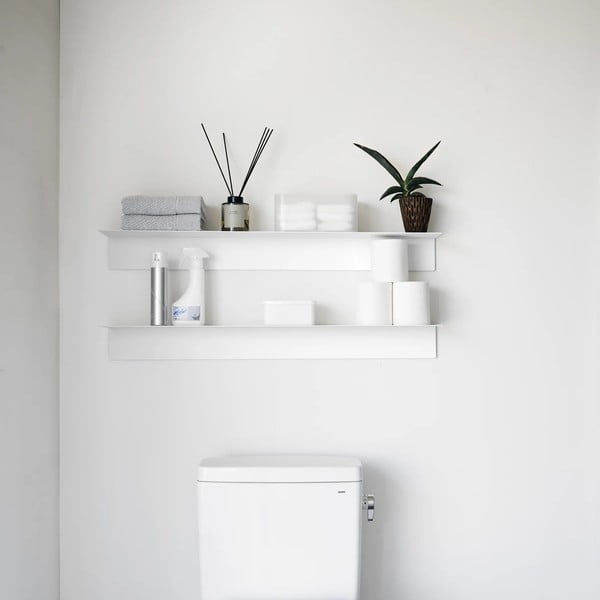 Bílá kovová police 90 cm – YAMAZAKI-image-3