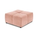 Růžový sametový modul pohovky Rome Velvet - Cosmopolitan Design