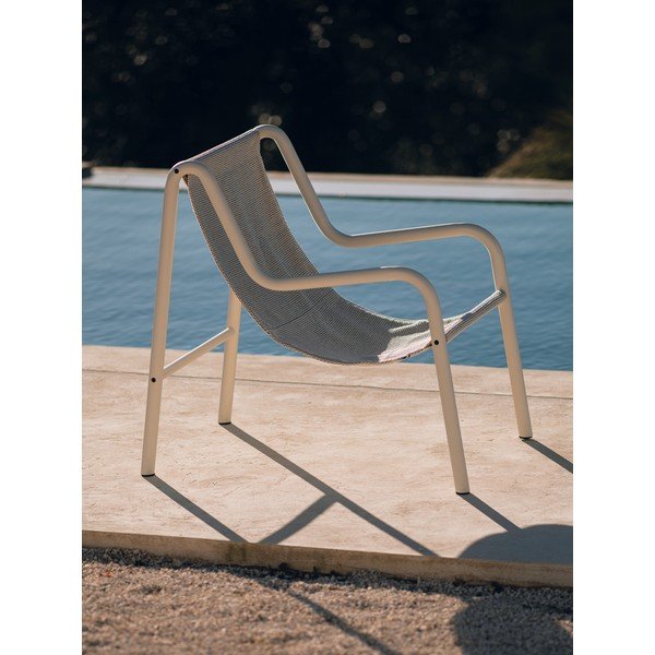 Béžové kovové zahradní křeslo Nokk – noo.ma-image-1