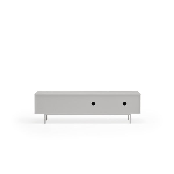 TV stolek v dekoru dubu v šedo-přírodní barvě 180x52 cm Sierra – Teulat-image-4