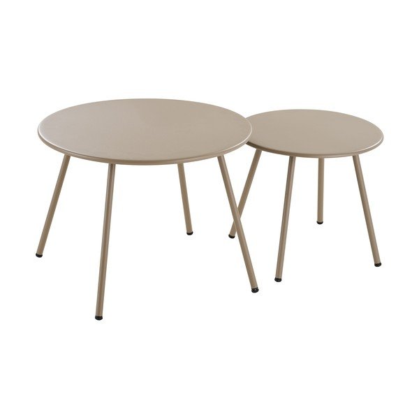 Béžový čalouněný zahradní lounge set pro 4 Nilo – House Nordic-image-4